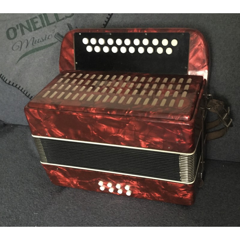 Weltmeister B/C 3 voice 23 button accordion Used Weltmeister B/C 3 voice 23 button accordion Used
