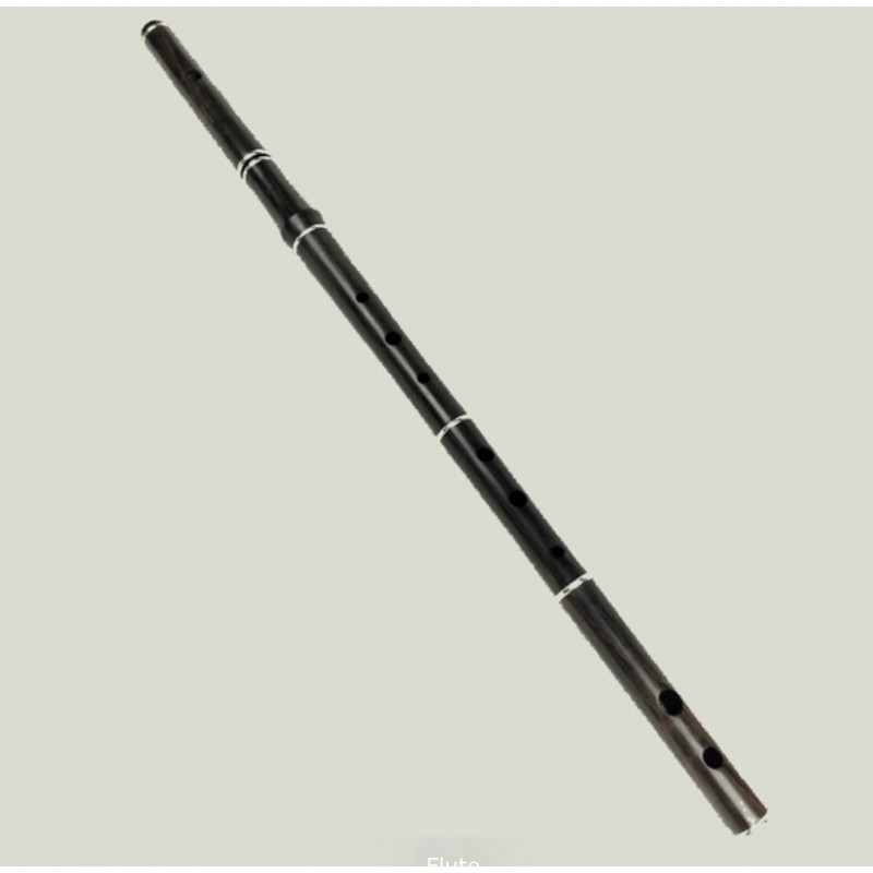Sam Murray Hand Made African Blackwood Irish Traditional D Flute Used Sam Murray Hand Made African Blackwood Irish Traditional D Flute Used