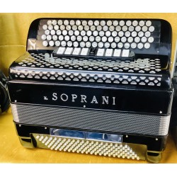 V Soprani C Scale 5 Row Musette Chromatic accordion 87/120 bass Used