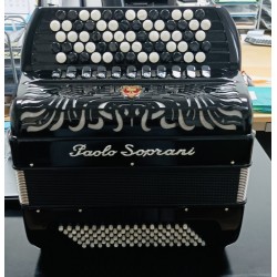 Paolo Soprani B System 67 Button 96 Bass Musette Internazionale 5 Row Chromatic Accordion