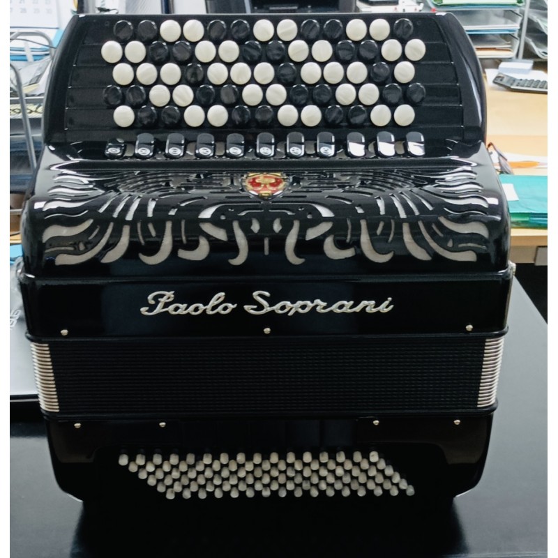 Paolo Soprani B System 67 Button 96 Bass Musette Internazionale 5 Row Chromatic Accordion Paolo Soprani B System 67 Button 96 Bass Musette Internazionale 5 Row Chromatic Accordion