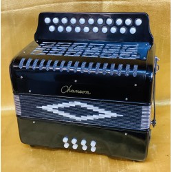 Chanson B/C 2 voice Irish Style Button Accordion Used