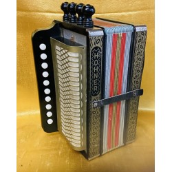 Hohner 114A 4 Stop Cajun Melodeon key A Used