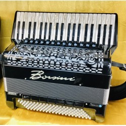 Borsini K11 Super Compact Cassotto 5 Voice 120 Bass Piano Accordion Used