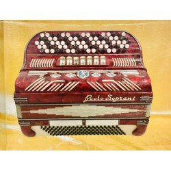 Paolo Soprani C Scale 50s Blue Badge 5 Row Musette Chromatic Accordion 89/120 bass Used