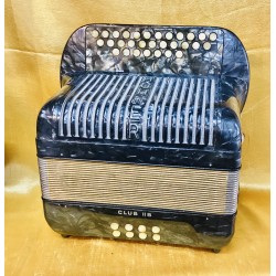 Hohner C#/D Club IIB 2 voice Button Accordion Used