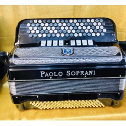 Paolo Soprani C Scale 50s Blue Badge 5 Row Musette Chromatic Accordion 89/120 bass Used