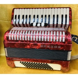 Hohner Concerto 72 Bass 2 Voice Lightweight Used