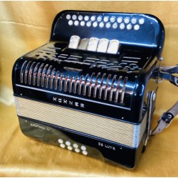 Hohner C#/D Amatona IV 4 Voice Musette Button Accordion Used