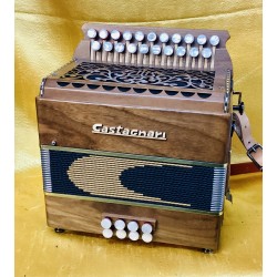 Castagnari Tommy C#/D 3 Voice Button Accordion Used