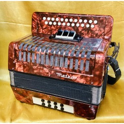 Meteor B/C 4 Voice Button Accordion Used