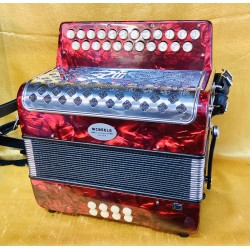 McNeela 3 Voice MMM C#/D Button Accordion Used