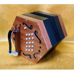 Used Anglo C/G 30 Button Concertina Wooden Ends