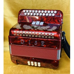 Dise A/D Folk III 3 Voice Accordion Used