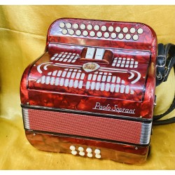 Paolo Soprani 1960s C/C# 4 Voice Accordion Used