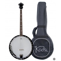 Koda 19 Fret Rear Mounted Tuners Intermediate Tenor Banjo In Bag