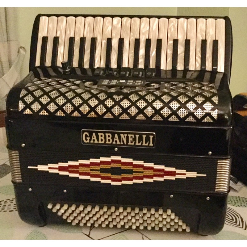 Gabbanelli Midi Piano Accordion 3 voice 34/96 Musette Used