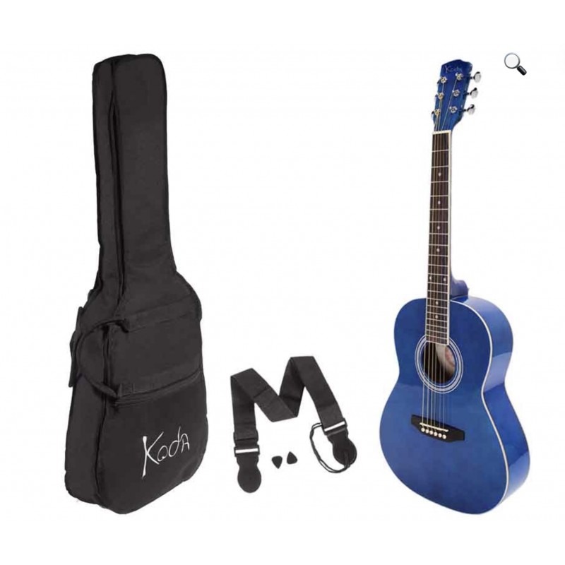 Koda 3/4 Acoustic Guitar PACK, Blue
