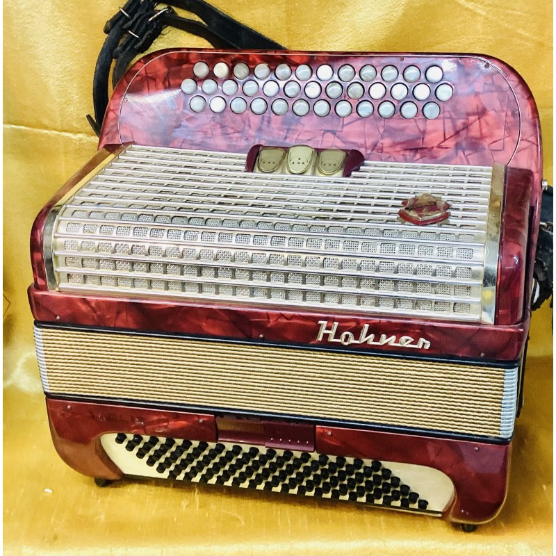 Hohner Gaelic IV 3 Row B/C/C sharp Accordion Used