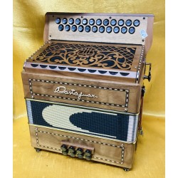 Dinn III Cs/D  Castagnari 3 Voice Button Accordion