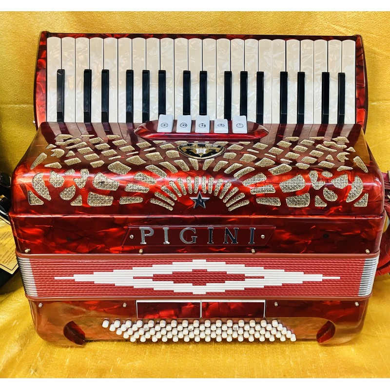 Pigini 37/96 3 Voice Piano Accordion Used Pigini 37/96 3 Voice Piano Accordion Used