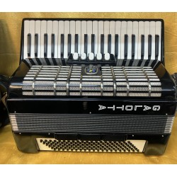 Lightweight Galotta 3 Voice 120 b Musette 41 key Piano Accordion Used