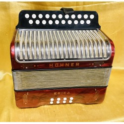 Hohner Erica C/F 21 Button Accordion Used