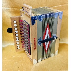4 Stop Key C Cajun Style Melodeon Scarlatti Used