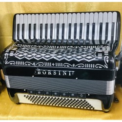 Borsini 4 Voice musette 120 Bass Piano Accordion Used