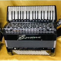 Borsini K9 Compact Midi Cassotto 5 Voice 37 Key 120 Bass Piano Accordion Used