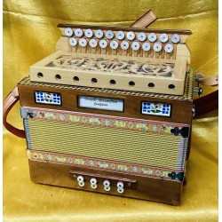 Fratelli Alessandrini B/C 3 Voice Wooden Button Accordion Used