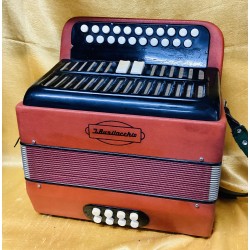 Busilacchio B/C 3 Voice Button Accordion Used