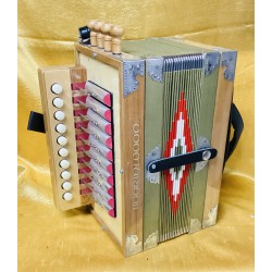 Boorinwood 3002C 4 Stop Cajun Traditional Melodeon key C  Used