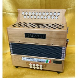 New Garvey B/C 21 Button TAM2 Wooden 2 Voice Irish Style Accordion