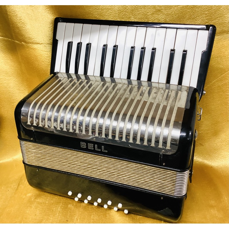 Bell 26 key 12 Bass Piano Accordion Used