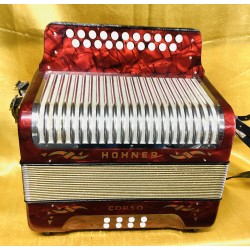 Hohner Corso C/C# 3 Voice Button Accordion Used