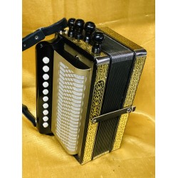 Used Hohner HA114C  Key C 4 Stop Cajun Melodeon