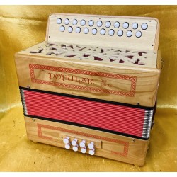 Delicia Wooden B/C 2 voice Irish Style Button Accordion