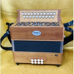 McNeela B/C 2 Voice Wooden Accordion Used