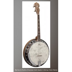 BARNES & MULLINS EMPRESS IRISH-GAELIC 4-STRING TENOR BANJO