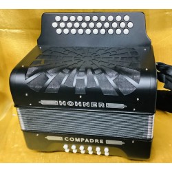 Hohner Compadre B/C/Cs 2 Voice 31 Button Accordion Used