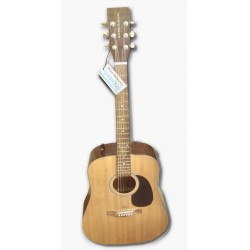 Boorinwood FAW802E Dreadnought Semi Acoustic Guitar Natural