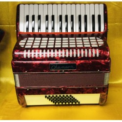Chanson 30 key 48 bass accordion used