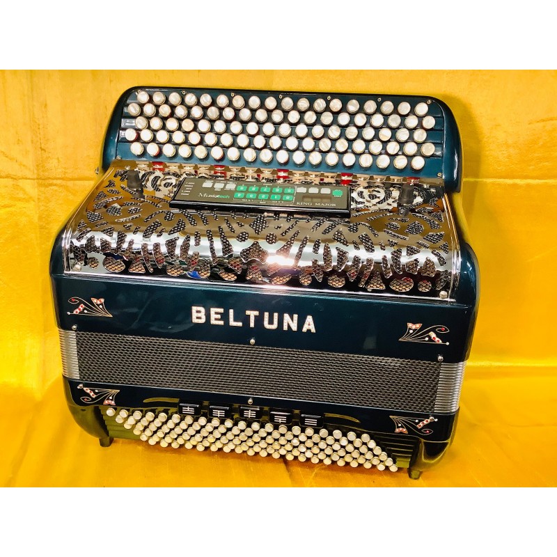 Beltuna 5 Row Midi C Scale Chromatic French Style Accordion 92/120 bass Used