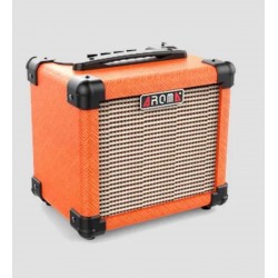 10W Electric Guitar Amplifier Dual power via 6 x AA batteries and Power supply Aroma – ORANGE