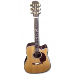 Boorinwood SDC130CE Dreadnought Acoustic Guitar Natural