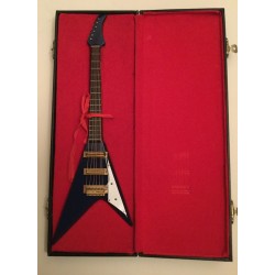 Model Guitar Gift - Flying V Copy Black