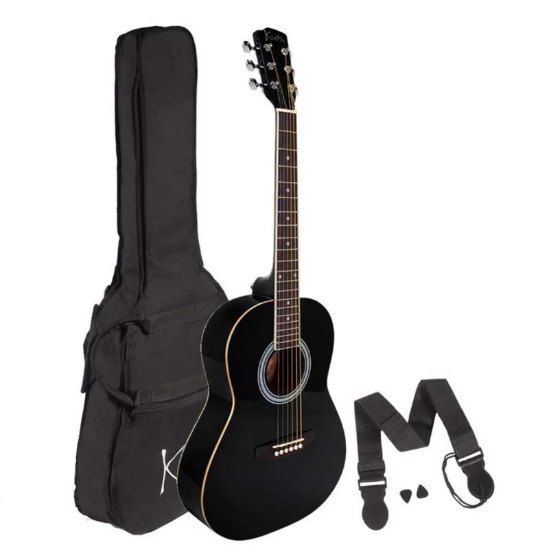 Koda 3/4 Acoustic Guitar PACK, Black