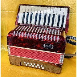 Bell 25 key 12 Bass Piano Accordion Used