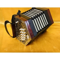 Lachenal Anglo Concertina G/C 30 button Wooden Ends